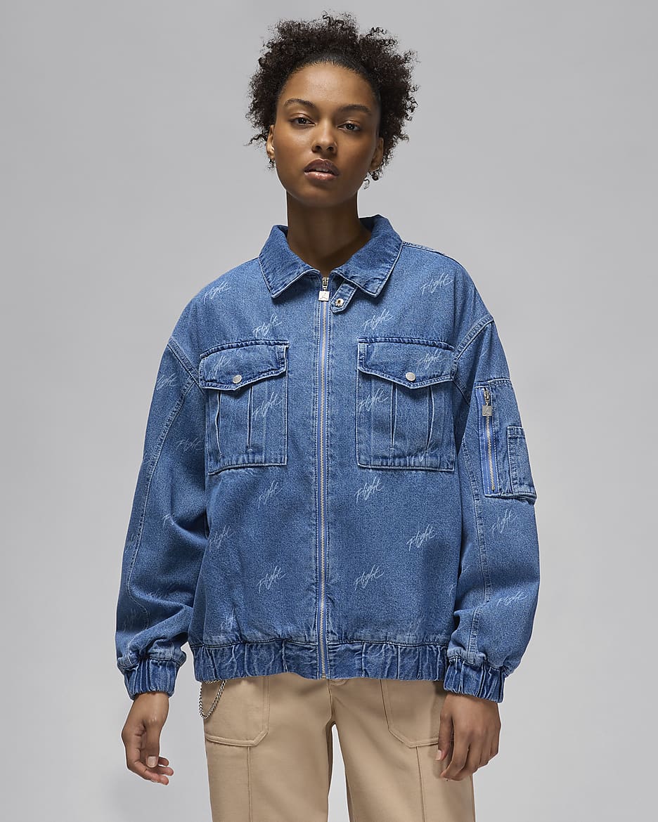 Friends nike jean jacket shop
